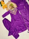KF 6043 Kalaai Vichitra Silk Embroidery Anarkali Kurtis Set
